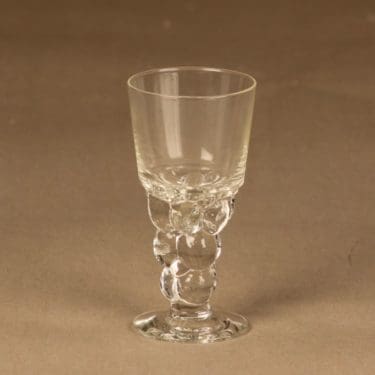 Nuutajärvi Mukura/Paratiisi väkeväviinilasi, 6 cl, suunnittelija Oiva Toikka, 6 cl