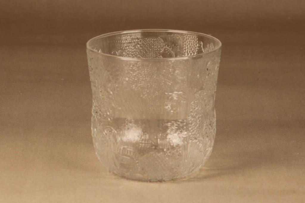 Nuutajärvi Fauna kulho, 2 l, suunnittelija Oiva Toikka, 2 l, eläin-aihe