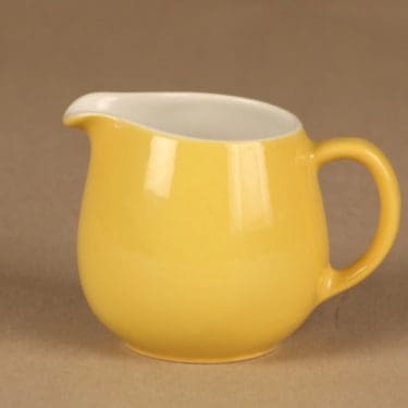 Arabia Kesto kermakko, keltainen, suunnittelija Kaj Franck,