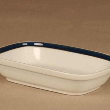 Arabia Ahti tarjoilukulho, suunnittelija Raija Uosikkinen, raitakoriste