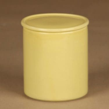 Arabia Kilta jar, yellow designer Kaj Franck