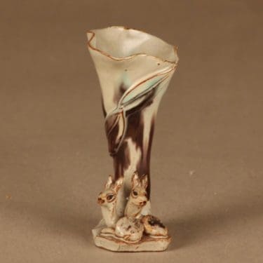 Kupittaan savi maljakko, kauris, suunnittelija Svante Turunen, kauris