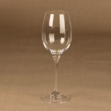 Nuutajärvi Aurora punaviinilasi, “maistelulasi”, suunnittelija Heikki Orvola, “maistelulasi”