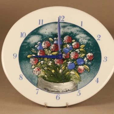 Arabia HLS seinäkello, Tuohikulttuuria, suunnittelija Heljä Liukko-Sundström, Tuohikulttuuria