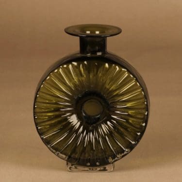 Riihimäen lasi Aurinkopullo koristepullo, Koko ¾, suunnittelija Helena Tynell, Koko ¾