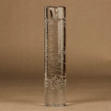 Iittala Arkipelago kynttilänjalka, kirkas, suunnittelija Timo Sarpaneva, massiivinen