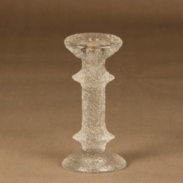 Iittala Festivo kynttilänjalka, kirkas, suunnittelija Timo Sarpaneva,