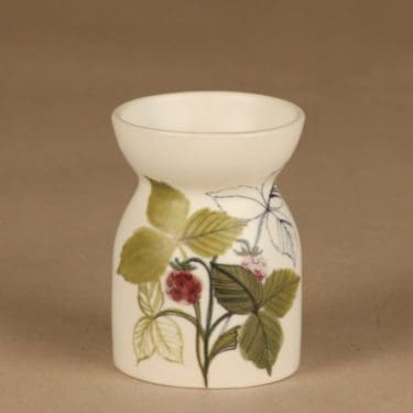 Arabia HLA 103/1 maljakko, käsinmaalattu, suunnittelija Hilkka-Liisa Ahola, käsinmaalattu, kukka, signeerattu