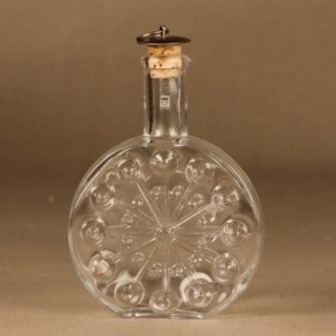 Riihimäen lasi Lumitähti karahvi, 20 cl, suunnittelija Nanny Still, 20 cl