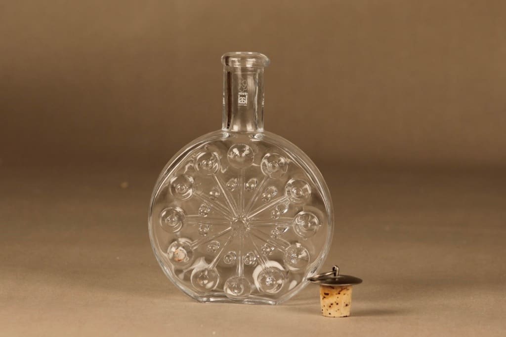 Riihimäen lasi Lumitähti karahvi, 20 cl, suunnittelija Nanny Still, 20 cl kuva 2