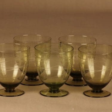 Marimekko dessert bowl greenish 5 pcs designer