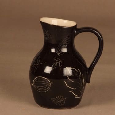 Arabia Siena vase, hand-scratched designer Raija Uosikkinen