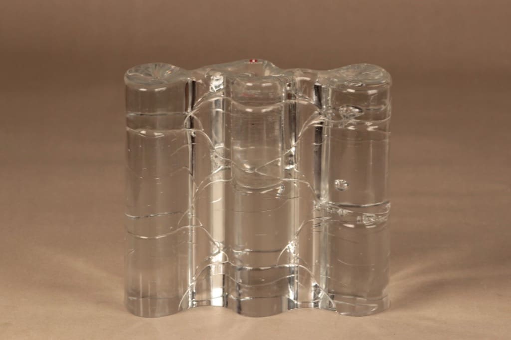 Iittala Arkipelago kynttilänjalka, massiivinen, suunnittelija Timo Sarpaneva, massiivinen