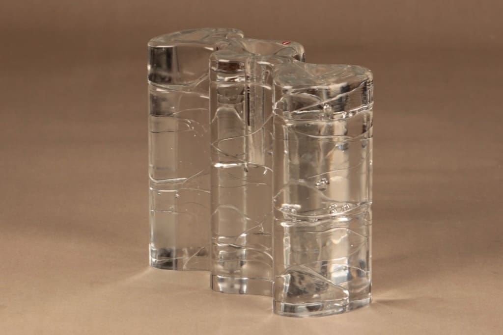 Iittala Arkipelago kynttilänjalka, massiivinen, suunnittelija Timo Sarpaneva, massiivinen kuva 2