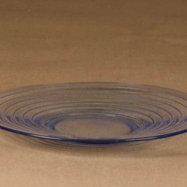 Iittala Bölgeblick lautanen, azurinsininen, suunnittelija Aino Aalto,