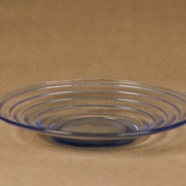 Iittala Bölgeblick lautanen, azurinsininen, suunnittelija Aino Aalto,
