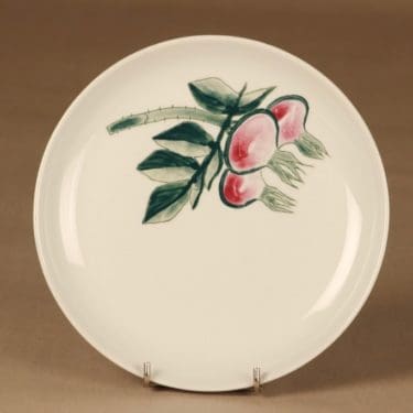 Arabia hedelmä lautanen Ruusunmarja suunnittelija Anja Juurikkala