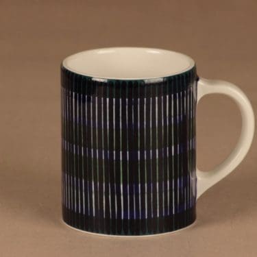 Arabia GO haarikka, käsinmaalattu, suunnittelija Gunvor Olin-Grönqvist, käsinmaalattu, signeerattu