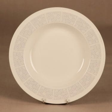 Arabia Pitsi lautanen, syvä, suunnittelija Raija Uosikkinen, syvä