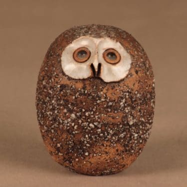 figuuri, Pöllö, suunnittelija Kaarina Aho, Pöllö, käsinmaalattu, signeerattu