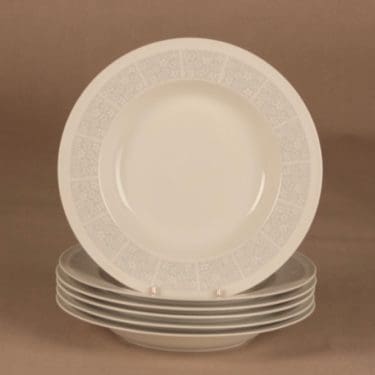 Arabia Pitsi soup plate 6 pcs designer Raija Uosikkinen
