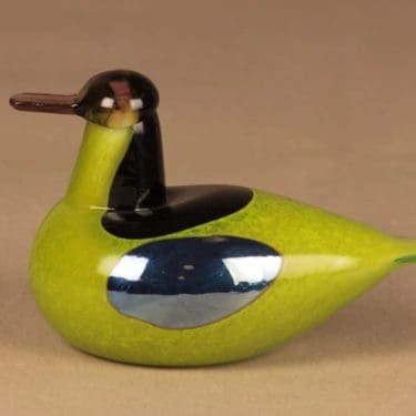 Nuutajärvi lintu , Tavi, suunnittelija Oiva Toikka, Tavi, signeerattu