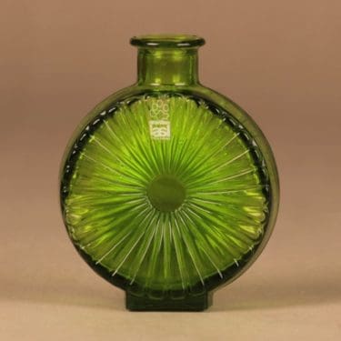 Riihimäen lasi Aurinkopullo koristepullo, koko ¼, suunnittelija Helena Tynell, koko ¼