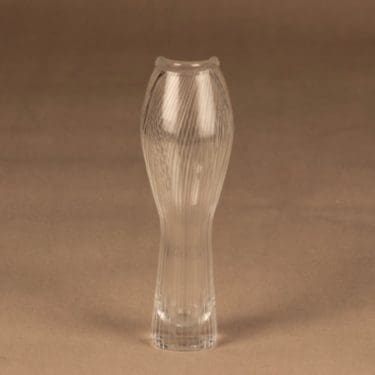 Iittala Viivahiottu taidelasi, signeerattu, suunnittelija Tapio Wirkkala, signeerattu