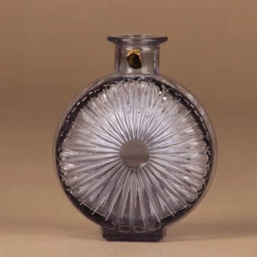 Riihimäen lasi Aurinkopullo neodyme size ¼ designer Helena Tynell