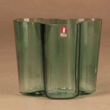 Iittala Aalto Collections maljakko , signeerattu, suunnittelija Alvar Aalto, signeerattu