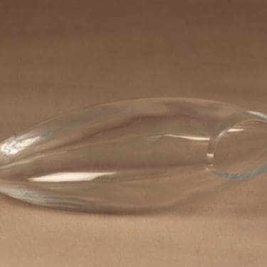 Iittala Aava maljakko, kirkas, suunnittelija Markku Salo, signeerattu