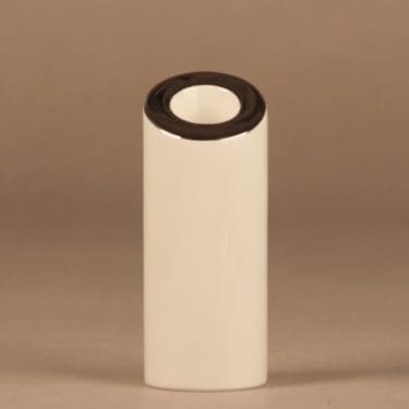 Arabia Elegia 3 kynttilänjalka, Platina, suunnittelija Heikki Orvola, Platina