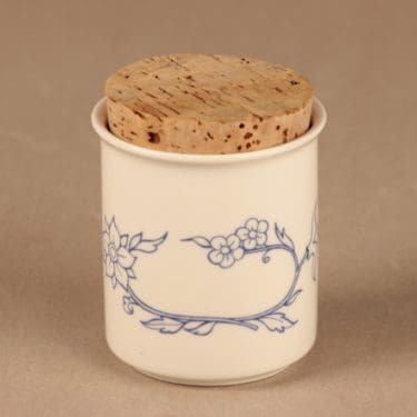 Arabia Sininen keittiö spice jar designer Raija Uosikkinen