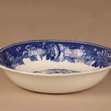 Arabia Maisema jälkiruokakulho, sininen, suunnittelija , kuparipainokoriste