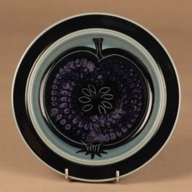 Arabia Fructus lautanen, 20 cm, suunnittelija Gunvor Olin-Grönqvist, 20 cm, signeerattu