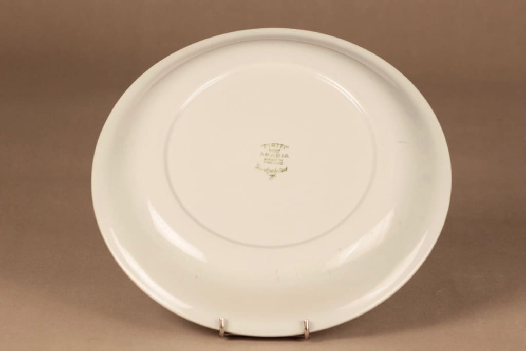 Arabia Pirtti tarjoilulautanen, käsinmaalattu, suunnittelija Svea Granlund, käsinmaalattu kuva 3