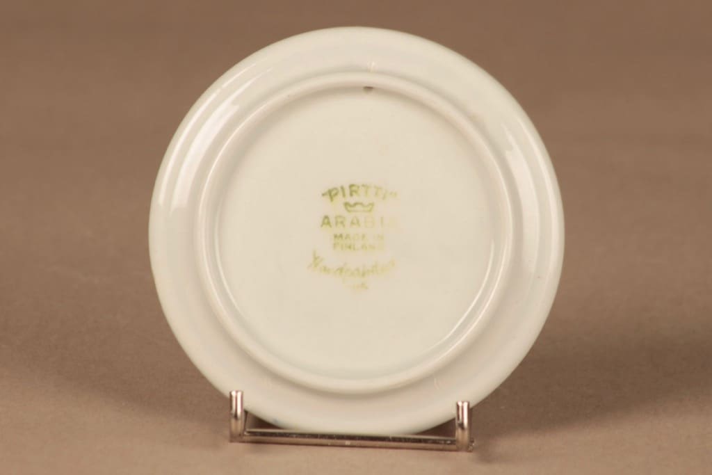 Arabia Pirtti seinälautanen, käsinmaalattu, suunnittelija Svea Granlund, käsinmaalattu kuva 2