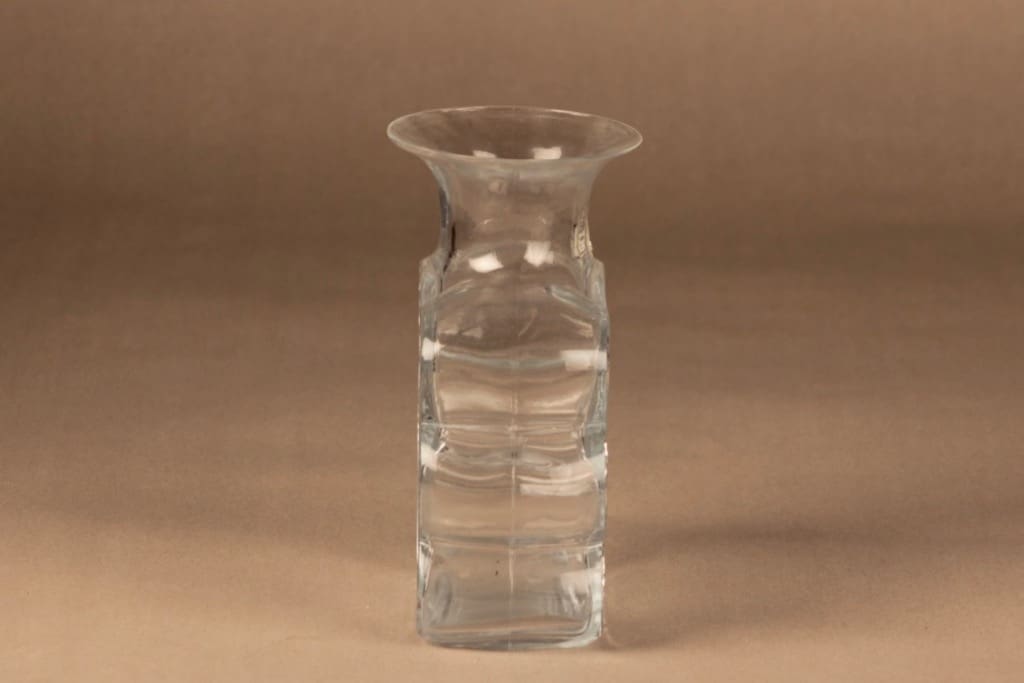 Riihimäen lasi Amuletti maljakko, kirkas, suunnittelija Tamara Aladin, kuva 2