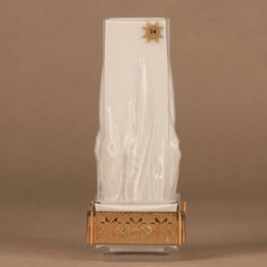 Heimo-koru Oy maljakko, kultavanteella, suunnittelija Eino Vänni, kultavanteella, signeerattu