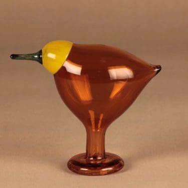 Iittala lintu , Dyynia, suunnittelija Oiva Toikka, Dyynia, signeerattu, numeroitu