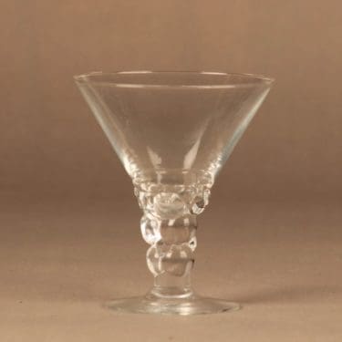 Nuutajärvi Mukura Cocktaillasi, 25 cl, suunnittelija Oiva Toikka, 25 cl