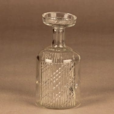 Riihimäen lasi Flindari karahvi, kirkas, suunnittelija Nanny Still,