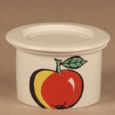 Arabia Tutti Frutti purkki, Omena, suunnittelija Ulla Procope, Omena, hedelmä, serikuva