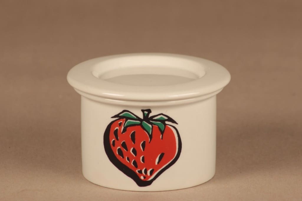 Arabia Tutti Frutti jar strawberry designer Ulla Procope