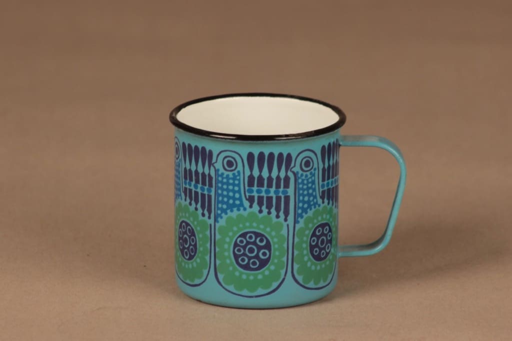 Finel Lintu muki, 0.25 l, suunnittelija Raija Uosikkinen, 0.25 l, lintu