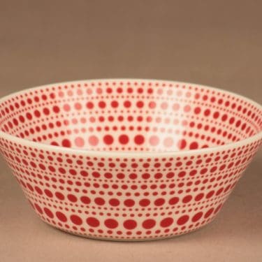 Arabia Kulku kulho, punainen, suunnittelija Oiva Toikka, sesonkituote