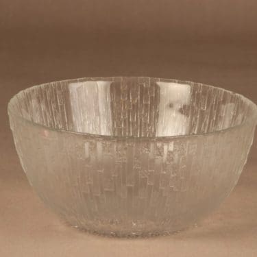 Iittala Ultima Thule kulho, kirkas, suunnittelija Tapio Wirkkala,