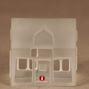 Iittala Iittalan kylä koriste-esine, Hakalan kauppa suunnittelija Jorma Vennola