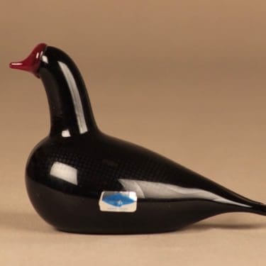 Nuutajärvi bird Bald Coot designer Oiva Toikka