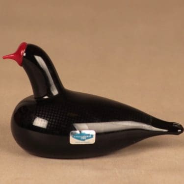 Nuutajärvi bird Bald Coot designer Oiva Toikka